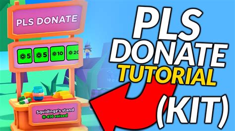 How To Make Pls Donate In Roblox Studio Kit Included Youtube