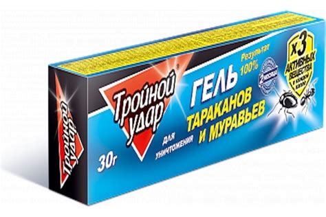 Гель от тараканов Домовой Прошка ТРОЙНОЙ шприц 30 г 22453 - выгодная ...