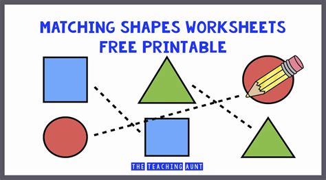 Matching Shapes Worksheets The Teaching Aunt Worksheets Library