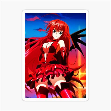 Sexy Rias Gremory Anime Hentai Sticker For Sale By Paleleart Redbubble