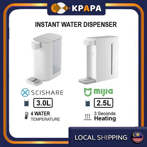 Xiaomi SciShare Smart Instant Hot Cold Room Temperature Water Dispenser C L L Shopee Malaysia
