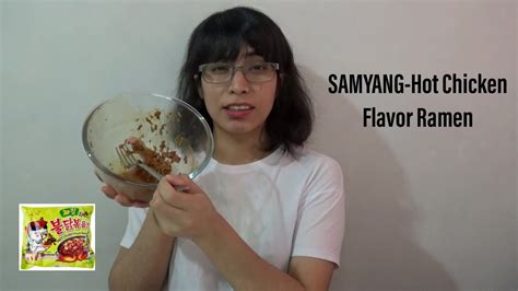 ¡hot Chicken Flavor Ramen Samyang Youtube