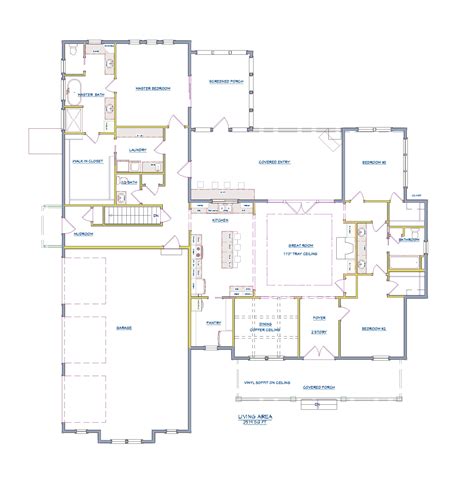 Modern Farmhouse House Plan Luxury Farmhouse With 3 Bedrooms - Etsy