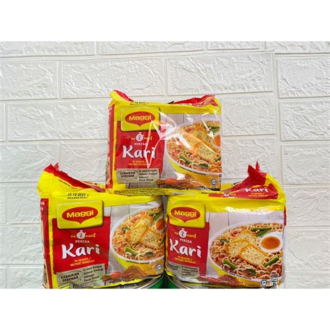 Jual Maggi Rasa Kari Malaysia Isi 5 Pcs Shopee Indonesia