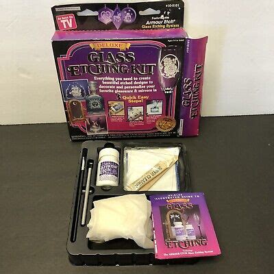 Deluxe Glass Etching Kit Armour Products Ebay