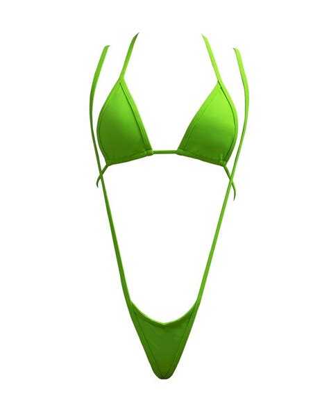 Emmiol Free Shipping Long Sleeve Mesh Perspective Micro Bikini Three Piece Set Black L In