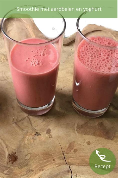 Smoothie Met Aardbeien En Yoghurt Organic Happiness