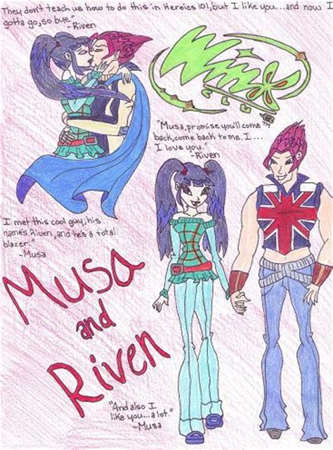 Winx Club - Musa and Riven by holhez21 on DeviantArt