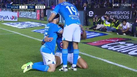 Gol Anota Para Cruz Azul Giorgos Giakoumakis Tudn Liga Mx Tudn