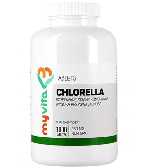 Myvita Chlorella Mg Rozerwane Ciany Kom Rkowe Tabl Cena