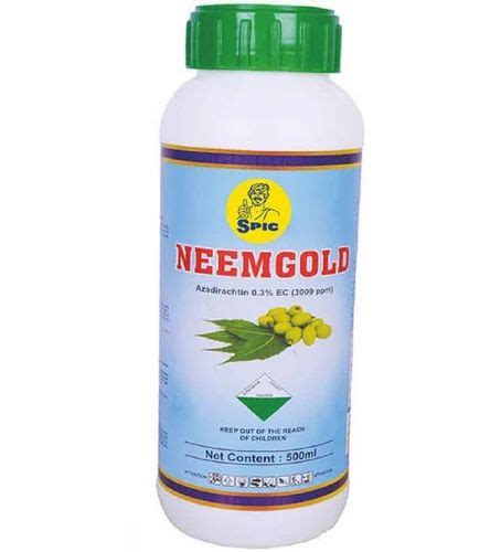 Liquid Spic Neem Gold Pesticide Packaging Type Bottle At Rs Litre