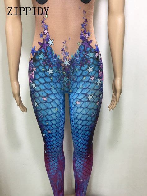 Mermaid Full Bodysuit Bmessentials Mermaid Leggings Halloween