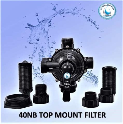 PVC High Pressure 40 NB TOP MOUNT FILTER MULTIPORT VALVES For Ro Plant