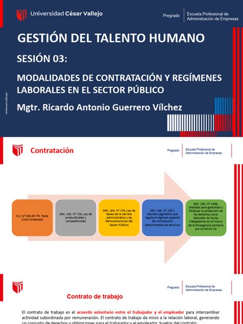 Sesión 03 Pdf Derecho Laboral Tiempo De Trabajo