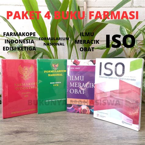 Jual Buku Paket Lengkap Buku Farmasi Dasar Farmakope Iso