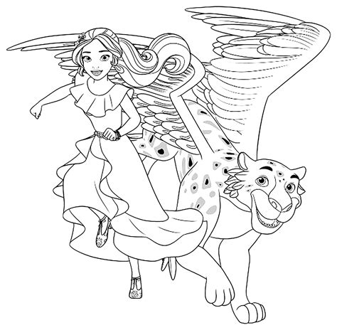 Coloriage Elena D Avalor A Imprimer Des Milliers De Coloriage