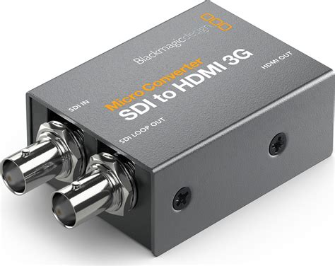 Blackmagic Design CONVCMIC SH03G WPSU Micro Converter SDI To HDMI 3G