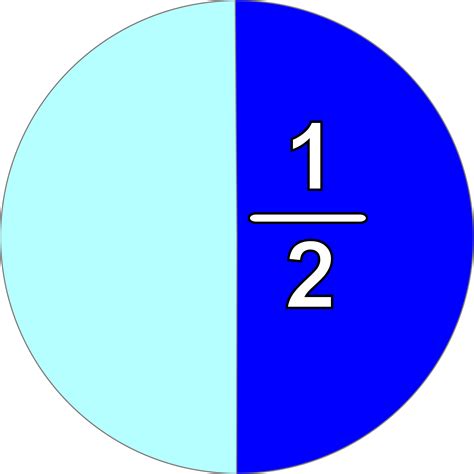 clipart part  fraction