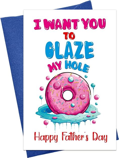 Juesmos Funny Fathers Day Card For Husband Boyfriend Him Men Sexy Naughty Fathers