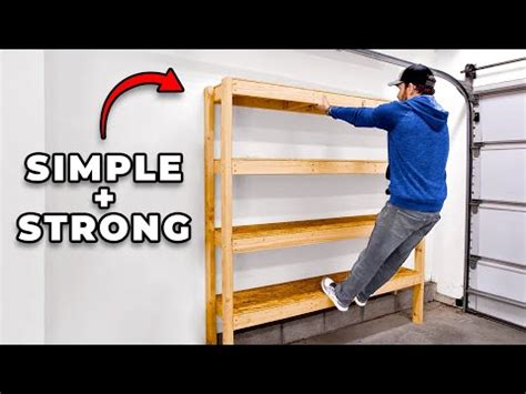 Super Efficient 2×4 Garage Shelves | DIY Garage Storage | Easy DIY Projects