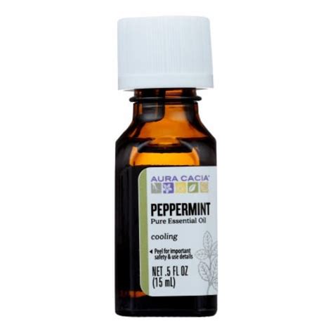 Aura Cacia Peppermint Pure Essential Oil Fl Oz Pack