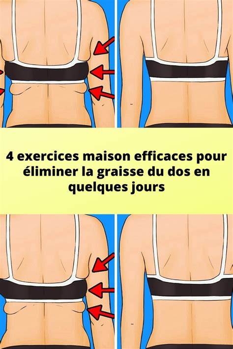 Exercices Maison Efficaces Pour Liminer La Graisse Du Dos En