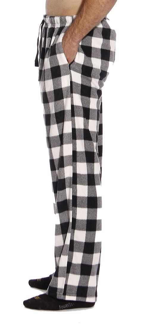 Followme Microfleece Mens Buffalo Plaid Pajama Pants With Pockets