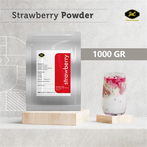 Jnc Strawberry Powder 1 Kg Koffiendo