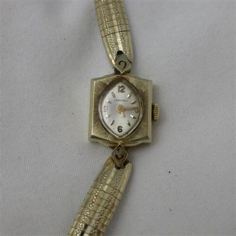 14k Yellow Gold Longines And Wittnauer Ladies Wind Up Wrist