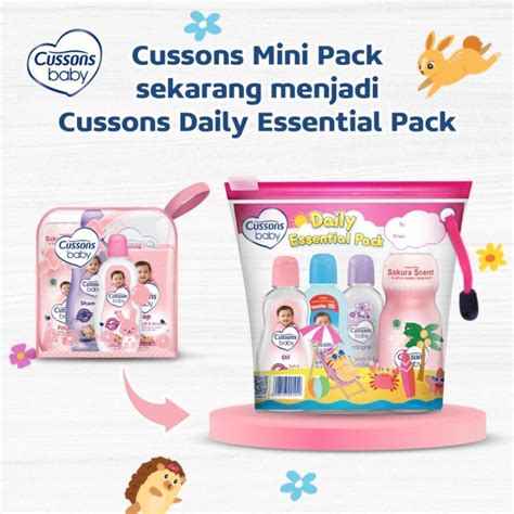 Jual Cussons Baby Mini Bag Set Kecil Cussons Daily Essential Pack