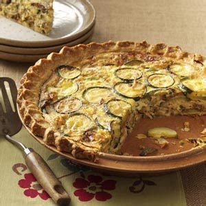 Cheesy Zucchini Quiche Recipe Taste Of Home