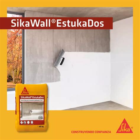 Sikawall Estukados Estuco Blanco Para Muro Y Techo Interior