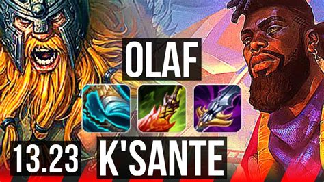 OLAF Vs K SANTE TOP Penta 69 Winrate 7 Solo Kills Legendary