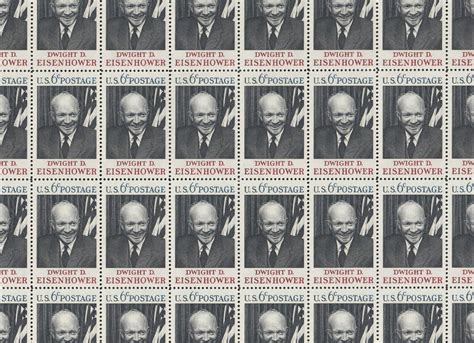 Dwight David Eisenhower Mint Sheet Of 32 Stamps Scott 1383 MNH Free