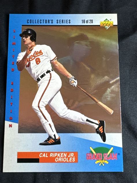 1993 Upper Deck Denny S Grand Slam Cal Ripken Jr Baseball Card 16 Of