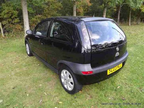 2003 Vauxhall Corsa 12i 16v Sxi Black Sapphire Metallic 3dr Swish