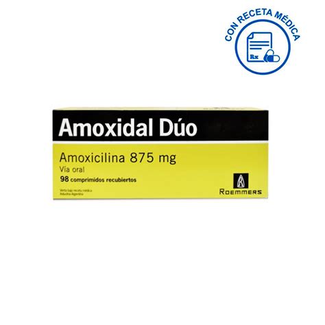 Amoxidal Duo 875 Mg Tabletas Boticas Hogar Y Salud