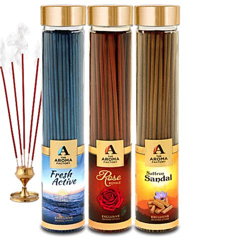 Buy The Aroma Factory Incense Sticks Agarbatti Assorted Flavours