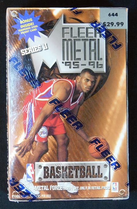 Lot Detail Fleer Metal Basketball Unopened Wax Box