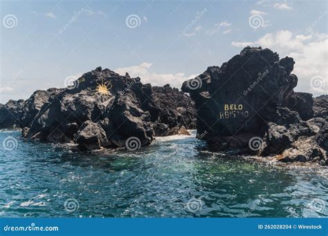 Natural Pools of Biscoitos, Terceira Island, Azores, Portugal Stock ...