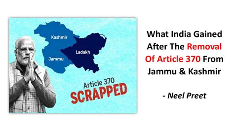 What India Gained After The Removal Of Article 370 From Jammu Kashmir