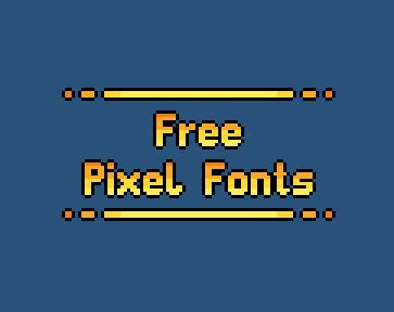 Pixel Fonts by Lil Cthulhu