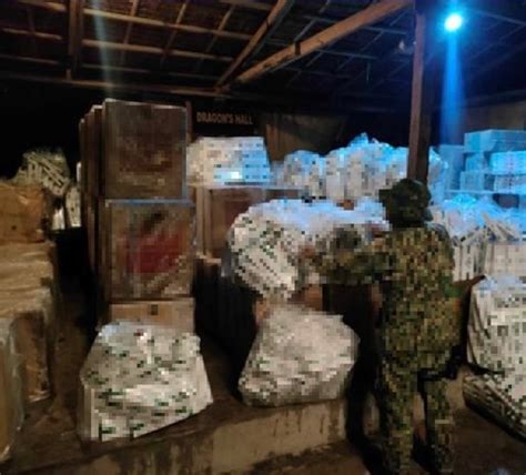 Nearly P M Alleged Smuggled Cigarettes Seized In Zamboanga City