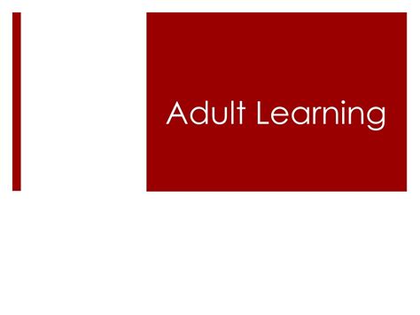 Ppt Adult Learning Powerpoint Presentation Free Download Id 170305