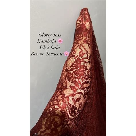 Jual READY KAIN KEBAYA BALI METALIC GLOSSY 2 BAJU MELAYANI SETELAN