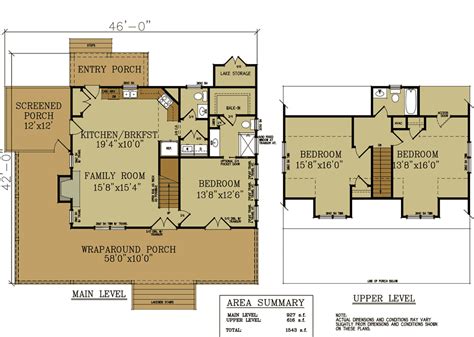 18 Amazing Rustic Cabin Plans Floor Plans - House Plans | 3415