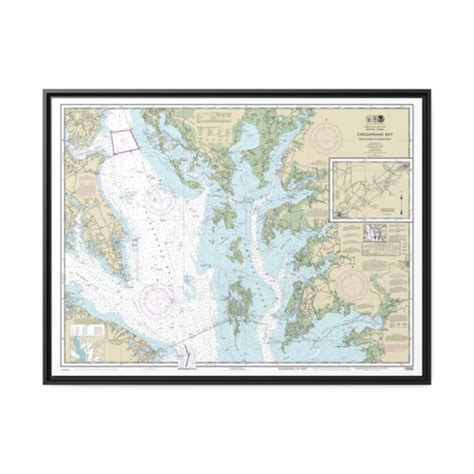 Noaa Chart Chesapeake Bay Smith Point To Cove Point Floating