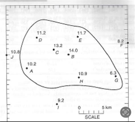 Solved Figure Shows A Catchment With Seven Raingauge Chegg