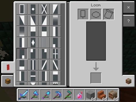 The New Loom Gui In Bedrock Edition Minecraft