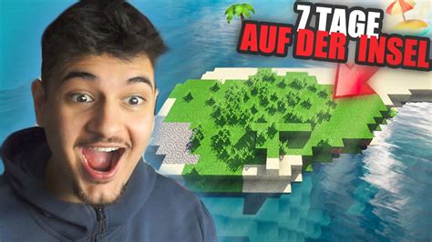 7 TAGE auf einer EINSAMEN INSEL in Minecraft ÜBERLEBEN YouTube